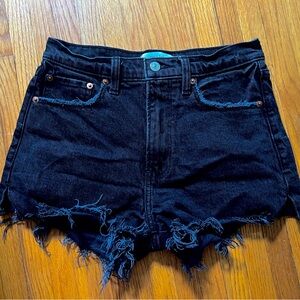 Abercrombie and Fitch Black Mom Shorts High Rise Size 26/2